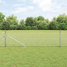 Cerca Hexagonal vidaXL 0.8x25 m Aço Galvanizado