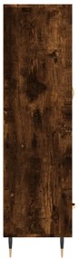 Armário alto derivados de madeira 69,5x31x115cm carvalho fumado
