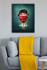 Pintura Decorativa em Tela 1385455268 – Multicolor – 50 x 70 cm