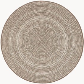 Tapete redondo para interior e exterior Metro