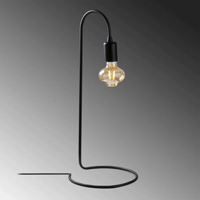 Candeeiro de Mesa Yilan – Preto – 20 x 27 cm