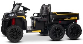 Carro elétrico para crianças RIDER 24V com tração nas quatro rodas (4X 200W), 2 Lugares bateria de lítio, rodas EVA, assento duplo em couro sintético