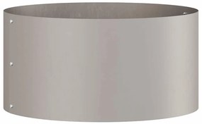 Vaso de Aço Corten Aço Corten Médio Inserções Decorativas