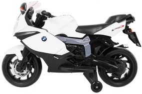 Mota elétrica para Crianças 12V BMW K1300S, Rodas Espuma EVA Branca