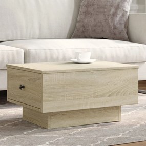 Mesa de centro 60x45x31 cm contraplacado carvalho sonoma