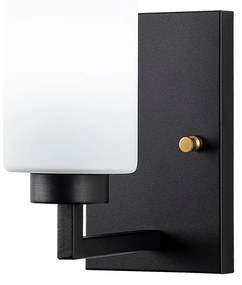 Candeeiro de Parede Hania – Preto e Branco – 10 x 19 x 23 cm