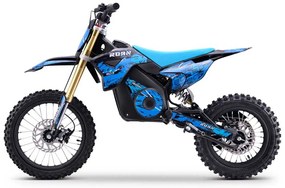 Mini moto elétrica para crianças 1800W Roan 903 batería litio 48V 13Ah Azul