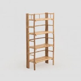 Estante 60x120 Cm Em Bambu Iciar Bambu - Sklum