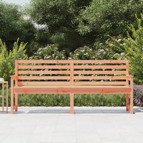 Banco de jardim 203,5x48x91,5 cm madeira de douglas maciça