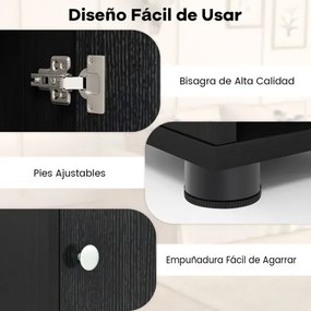 Armário alto estreito para casa de banho 20 x 20 x 180 cm de arrumação para casa de banho com 1 gaveta e 5 prateleiras ajustáveis Preto