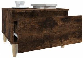 Mesa de apoio 50x46x35 cm derivados de madeira carvalho fumado