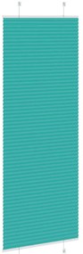 Gasolina verde Plissada Cega 75x200 cm Largura Tecido 74,4 cm