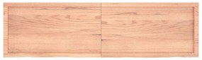 Prateleira de parede 180x50x(2-4) cm carvalho tratado castanho