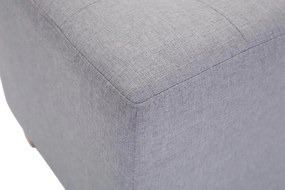 Conjunto de 2 bancos Pharao 46 x 45 x 45 cm Cinzento claro
