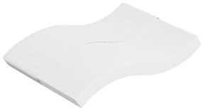 vidaXL Colchão de espuma médio suave 140x200 cm