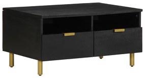 Mesa de centro 80x54x40 cm derivados de madeira preto