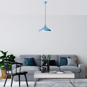 Candeeiro Chandelier Tattoo – Azul Claro – Ø36 h:22 cm