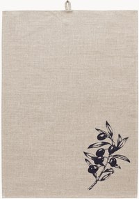 Pano de cozinha artesanal impresso à mão Dalila