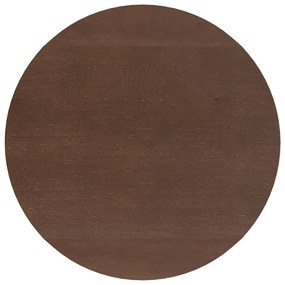 Mesa de jantar madeira seringueira maciça castanho