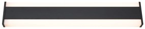 Candeeiro de Parede Moderno Preto CCT 60cm incl. LED IP54 - Vanya Moderno