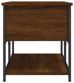 Banco arrumação 100x42,5x47 cm deriv. madeira carvalho castanho