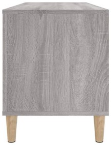 Armário p/ discos 100x38x48cm derivados madeira cinzento sonoma