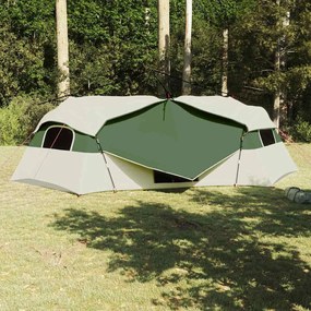 vidaXL Tenda interior com telhado Verde 520 x 520 x 190 cm tafetá