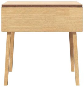 Mesa de jantar madeira seringueira maciça Natural