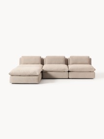 Sofá modular Felix (2 lugares) com pufe (esquerda/direita)