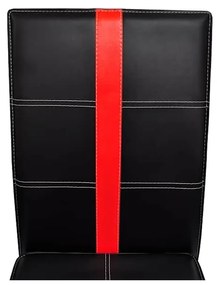 Cadeiras de Jantar 4 pcs Preto 46 x 38.5 x 91 cm