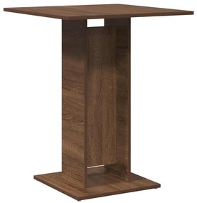 Mesa de bistrô 60x60x75cm derivados madeira carvalho castanho