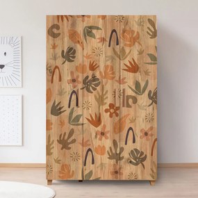 Roupeiro Leva Hedera – Atlantic Pine – 120 cm x 189 cm x 48 cm