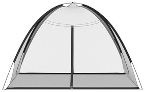 Rede mosquiteira com portas malha 220 200x200x135 cm preto