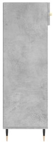 Sapateira 60x35x105 cm derivados de madeira cinzento cimento