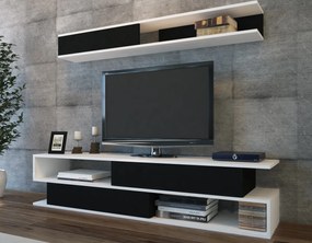 Unidade de TV Sims – Branco/Preto – 176 cm x 39 cm x 31,5 cm