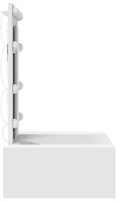 Mesa de Toucador Suspensa com Luzes LED - Branca