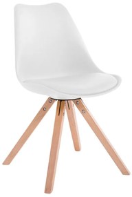 Cadeira para cozinha e sala de jantar Toulouse 47,5 x 83 x 55,5 cm Branco