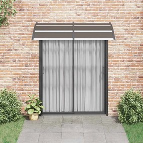 Toldo de porta 200x100 cm PC preto