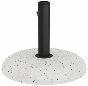 Base de Guarda-sol para Postes de 37/42/52/58mm em Concreto Branco de