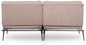 Mesa de Centro Stil Metal Ferforje – Nogueira/Preto – 90x90x38 cm
