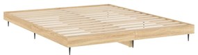 Estrutura cama s/ colchão 180x200cm carvalho sonoma