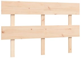Cama sem colchão 140x190 cm madeira de pinho maciça