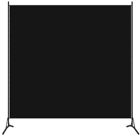 Divisória com 1 painel 175x180 cm preto