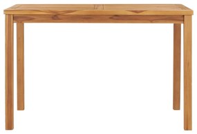 5 pcs conjunto de jantar para jardim madeira de teca maciça