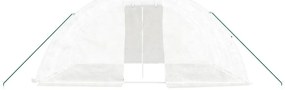 Estufa com estrutura de aço 20 m² 5x4x2,3 m branco