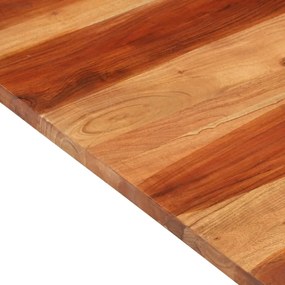 Tampo de mesa madeira de acácia maciça 25-27 mm 70x70 cm
