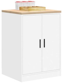 vidaXL Armário de arrumação de garagem Branco 60x51x85 cm