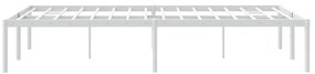 Estrutura de cama 120x200 cm metal branco
