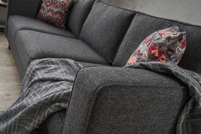 Sofá de 3 Lugares Kale – Antracite – 222 cm