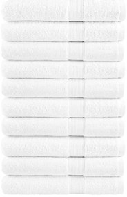 Toalhas premium SOLUND 10 pcs 100x200 cm 600 gsm branco